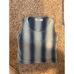 100% silk hand dip dyed Viviana Uchitel sleeveless size small